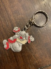 I Love Clowns  Figure Rawcliffe Pewter 1980s Keychain Accessory Key Chain picture