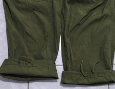 1966 US Army OG-107 Jungle Fatigues 3rd Pattern Poplin Pants Large Regular picture