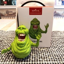 HALLMARK GHOSTBUSTERS SLIMER 2025 CHRISTMAS KEEPSAKE ORNAMENTS picture