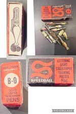 1 Box (12 Nibs) Speedball Pen Nibs B-0 3010 Triple Reservoir Pens Hunt Mfg. Co picture