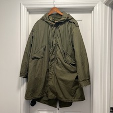 1953 U.S.Army Fish  Tail Parka Extreme Cold Weather Coat /Liner ( Korea War Era) picture
