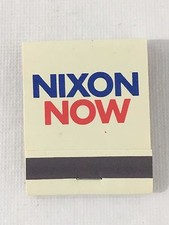 1972 Election - Vote Nixon Matchbook Unused Matches mafia crime watergate picture