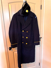 US Army MDW Honor Guard Ceremonial Wool Overcoat 41XL Patch Neptune Blauer Hat M picture