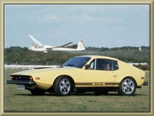 1974 Saab SONETT III Yellow, Toolbox - Refrigerator Magnet, 42 MIL picture
