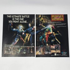 Perfect Weapon Sony PlayStation 1 PS1 PC Fight Alone Print Ad/Poster Promo Art picture