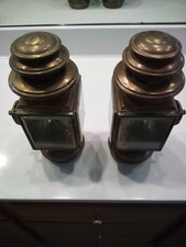 Antique Car brass sidelights picture