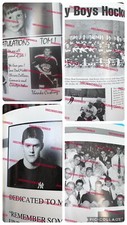 1996 Cushing Academy High School Penguin Yearbook Tom Poti NHL Hockey Player picture