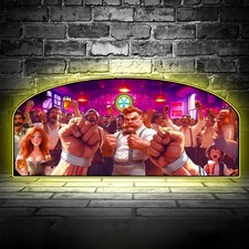 Champion Pub Pinball Topper 3D Printed LED Lightbox Arcade Game Decor-- picture