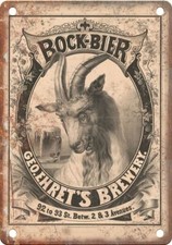 Ehret's Brewery Vintage Bock Beer Reproduction Metal Sign E429 picture