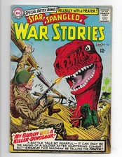 Star Spangled War Stories 124 1966 DC Comics VG+ 4.5 Dinosaur Cover & Story picture