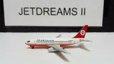 1/400 TRANSAERO BOEING 737-200 90'S AVIOGENEX HYBRID COLORS YU-ANP AEROCLASSICS picture