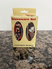 Cowboy Bebop - Pair Of Shooters Glassware Set, NEVER USED IN ORIGINAL PACKAGING picture
