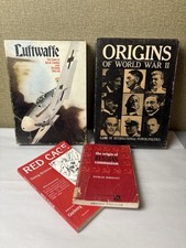 Vintage WWII Board Games & Books Lot Avalon Hill Luftwaffe Russian Communism 4pc picture