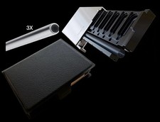 Full snuff kit - one Silver Wallet+3xStainless Steel straws + one pouch picture