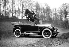 1923 Race Horse Tipperary Jumping a Car Vintage Old Photo Picture Print 8x10 picture