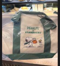 Authentic Peanuts x Starbucks 2026 Snoopy Tote Bag Limited Edition picture