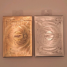 Theory11 James Bond 007 Gold & Silver Edition Playing Cards Set - Brand New picture