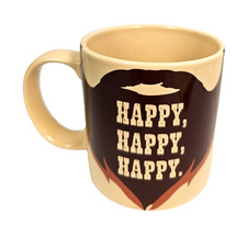Duck Dynasty Happy Happy Happy  16 oz Coffee/ Tea  Mug A&E Tan & Brown Hallmark picture