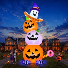 Kalolary 20FT Halloween Pumpkin Ghost Inflatable picture
