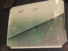  Rare Vintage Anti Submarine Warfare Illustration picture
