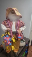 Signature Selection 34 Inch Hispanic-Mexican Greeter Santa Figure picture