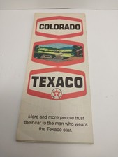1969 Texaco Road Map Colorado USA Map Ephemera Unused picture