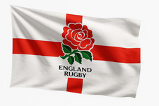 6N England 6 Nations Rugby RFU Red Rose Flag 5FT x 3FT Speedy Delivery picture
