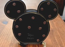 NWT- DISNEY x COACH Minnie Mouse COIN CASE PURSE & CHAIN  Polka Dot LIMITED ED picture