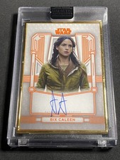 2024 STAR WARS GALACTIC ANTIQUITIES BIX CALEEN ADRIA ARJONA AUTOGRAPH 25 BOOKEND picture