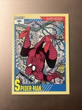 1991 IMPEL MARVEL UNIVERSE SERIES 2 CARD  #1  SPIDER-MAN NM picture