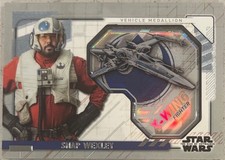 🔥2020 Topps Star Wars Rise of Skywalker Medallion Snap Wexley SP #d /25🔥RARE picture