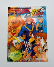 CAPCOM Secret File #14 X-MEN vs. STREET FIGHTER arcade game Fan Book 12 pages picture