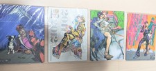 JoJo's Bizarre Adventure 2012 Exhibition Mousepad Set of 4 Ultra Jump Rare Japan picture