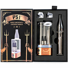 Hamilton Devices PS1 2-in-1 Double Concentrate & Cartridge Bubbler picture