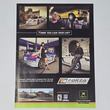 Forza Motorsport Xbox Think You Can Take Us Print Ad/Poster picture