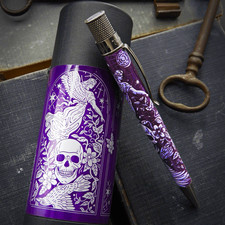 Retro 51 Tornado The Raven 2024 Edition Purple Metal Pen, Chrome Trim  picture