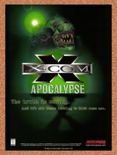 1996 X-Com Apocalypse PC Original Advertisement / Retro Wall Art v1 picture