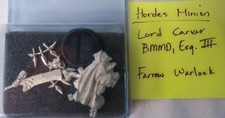 Hordes Minion Lord Carver BMMD, Esq. III Farrow Warlock Metal Miniature picture