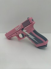 Milwaukee-Inspired Novelty Pistol Magnet, Tool Box / Fridge Pink/Gray/White picture