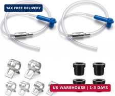 Universal Brake Bleeder Kit with One Way Check Valve, Adapter & Hose - Hydraulic picture