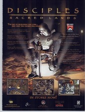 Disciples Sacred Lands Action RPG PC Video Game Art 1999 Vintage Print Ad picture