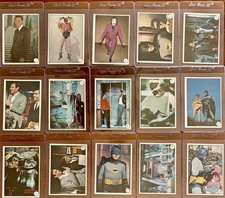 1966 TOPPS USA BATMAN Bat Laffs Color TV, 55 Complete Card Set - Joker, Vintage picture