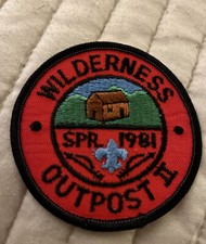 Wilderness Outpost II , spring 1981 , patch, BSA picture