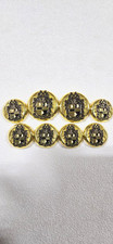 ALPHA PHI ALPHA Fraternity Custom Buttons for blazers in Gold color 8 Buttons picture
