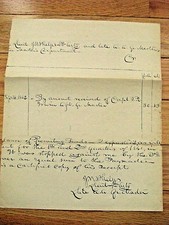  CIVIL WAR GENERAL JOHN W PHELPS SIGNATURE  picture
