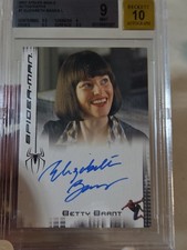 2007 Rittenhouse Spider-Man 3 Elizabeth Banks as Betty Brant Autograph BGS 9/10 picture