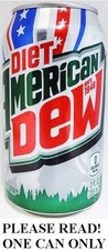 Mountain Dew Diet American Dew Ltd Edtn USA 250th Anniversary 2026 FULL 12oz Can picture