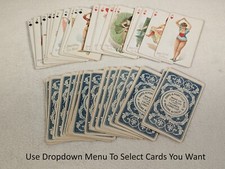 Antique 1890 N458 Hard A Port ~ Playing Cards ~ Moore & Calvi ~ CHOOSE FROM MENU picture