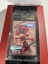 2024 Kyubi Marvel Lady Deadpool And Wolverine Rose Gold Trading Card In A Case picture