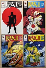 NM/NM+ Lot Key Valiant Comics 1993 Rai #0 1 3 4 (3 & 4 low print run, rare high) picture